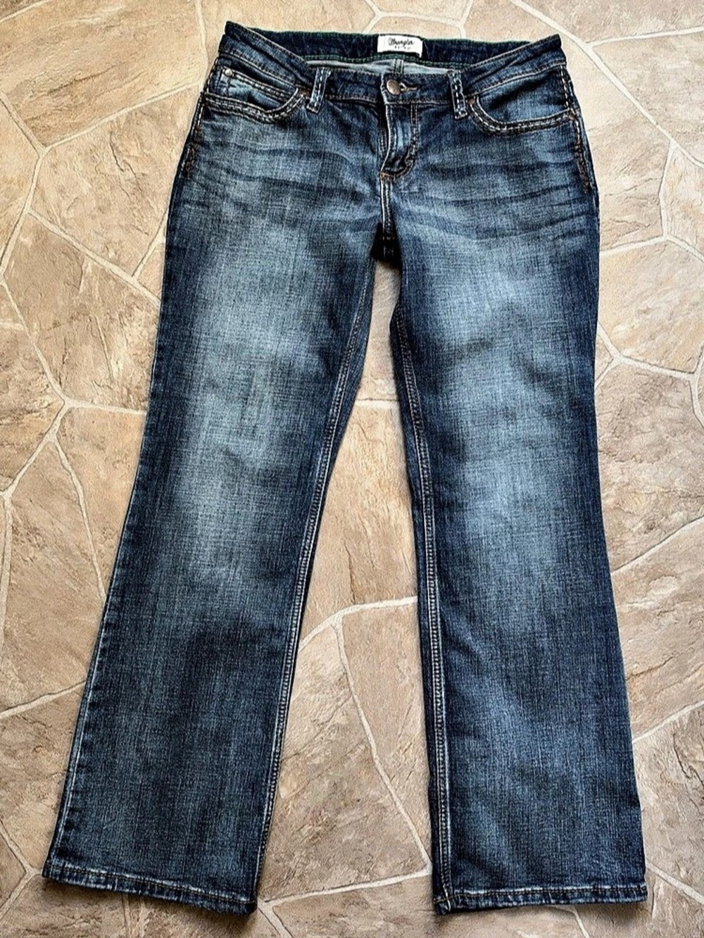 Wrangler Retro Sadie Low Rise Bootcut Jeans Sadie Boot Cut Jeans Blue Waist 30